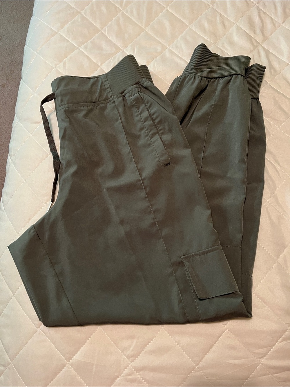 Women’s Hype Olive Green Jogger Pants - Casual Comfort